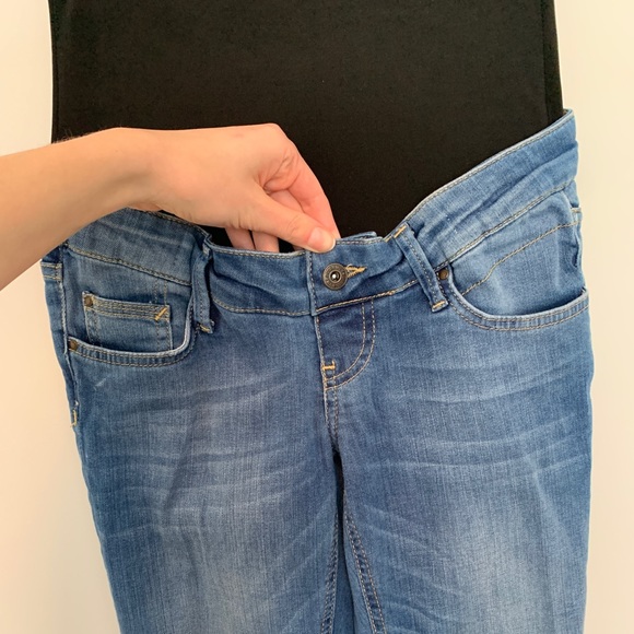 Queen Mum Maternity Skinny Jeans - Picture 3 of 5